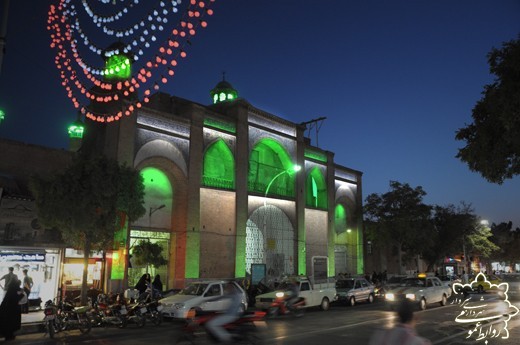 نورپردازی مسجد جامع سبزوار آغاز شد