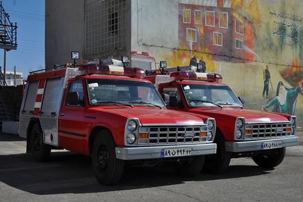 خرید و تجهیز دو دستگاه خودروی سبک آتش نشانی در سبزوار