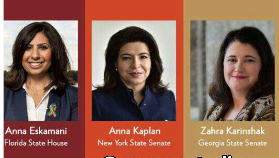 ۳ زن ایرانی راه یافته به مجالس ایالتی آمریکا